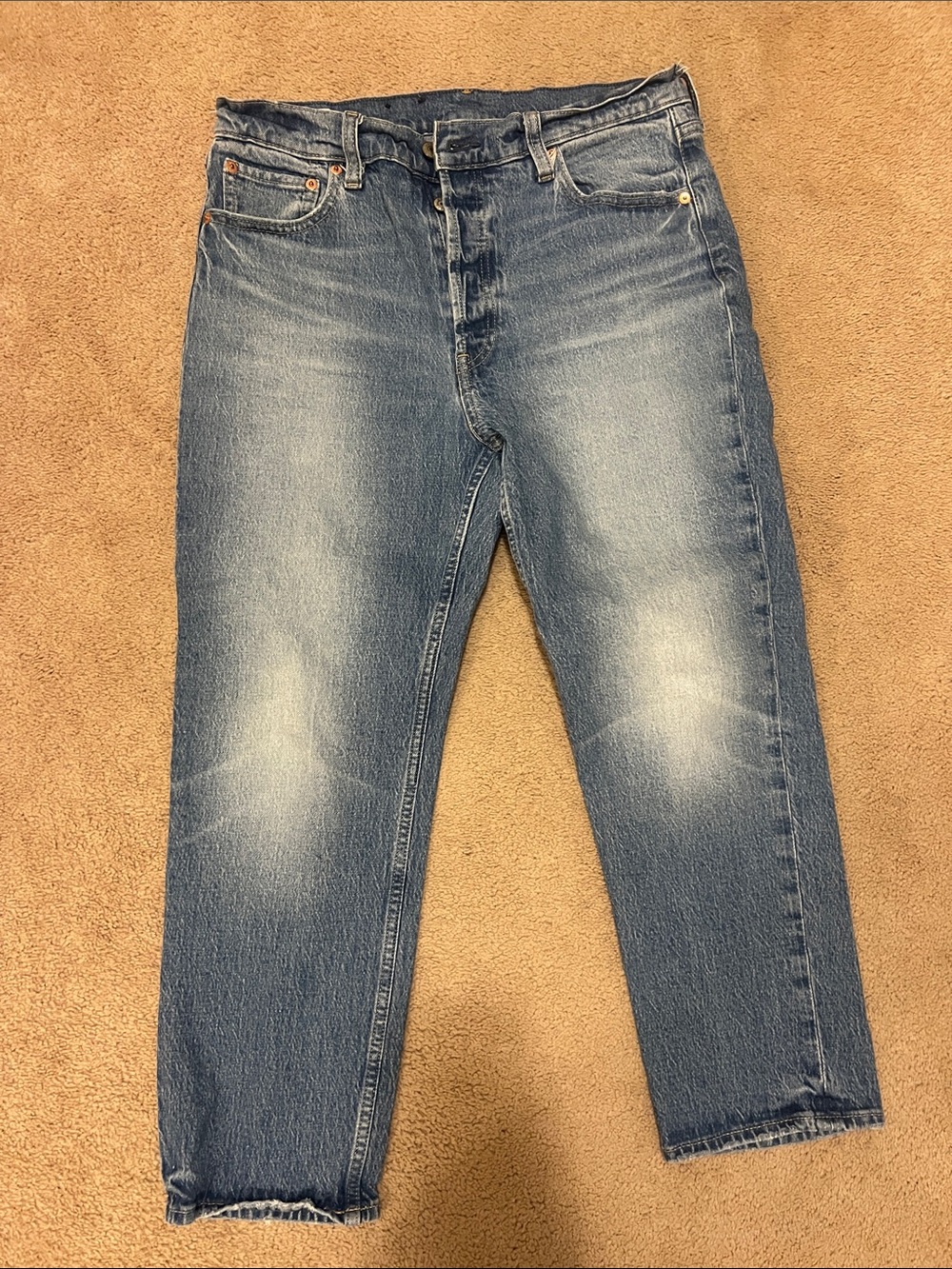 GAP Men's Light Blue Slim Straight Jeans